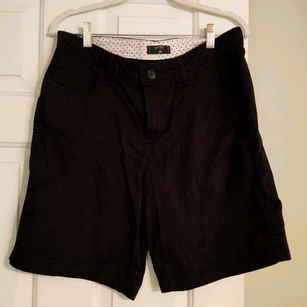 Women's Lee Riders Black Shorts